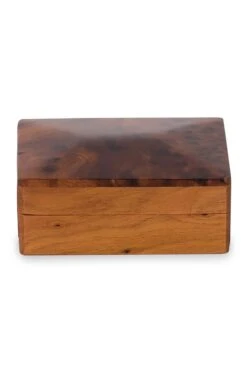 Polished Wood Oblong Box
