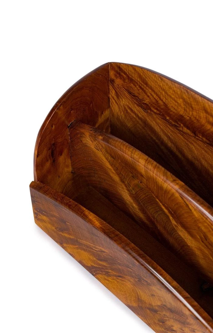 Polished Wood Classic Letter Rack 2 Polished Wood Classic Letter Rack - Image 2