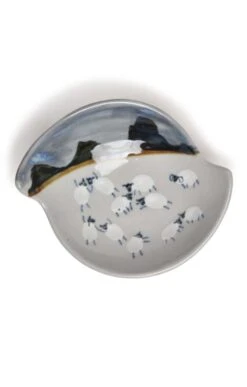 Highland Stoneware Quaich -Highland Gift Outlet Store CA15206SHEEP 1
