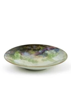 Large Geo Celadon Dish