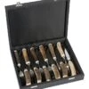Abbeyhorn Set Of 6 Steak Knives And Forks
