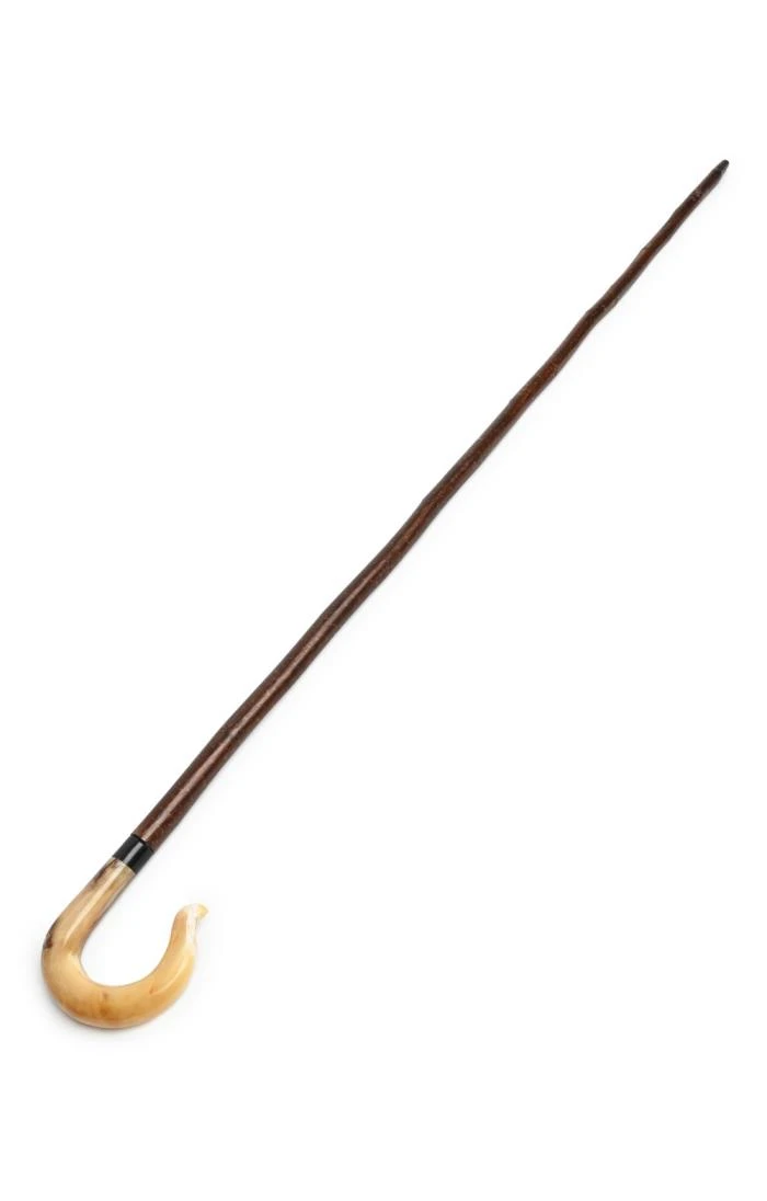 Abbeyhorn Traditional Crook Ramshorn Walking Stick 1 Abbeyhorn Traditional Crook Ramshorn Walking Stick