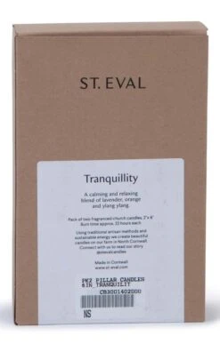 Set Of Two Pillar Candles -Highland Gift Outlet Store CB300146INTRANQUILITY 1