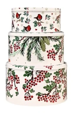 Emma Bridgewater Set Of Three Round Cake Tins