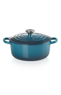 Le Creuset 24cm Round Casserole Dish -Highland Gift Outlet Store CF04151DEEPTEAL 1