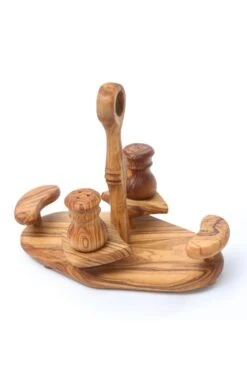 Olive Oil, Vinegar, Salt And Pepper Rack