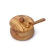 Wooden Sugar Bowl And Spoon