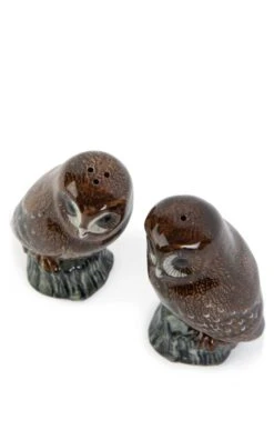 Salt And Pepper Set -Highland Gift Outlet Store CF52500TAWNYOWL 1