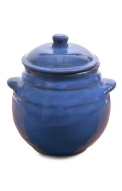 Glazed Storage Jar With Lid