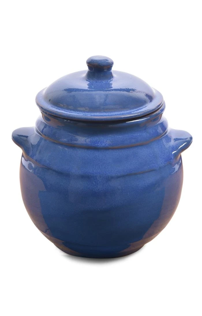 Glazed Storage Jar With Lid 1 Glazed Storage Jar With Lid