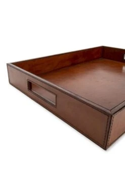 Leather Tray -Highland Gift Outlet Store CI15108LEATHER 2