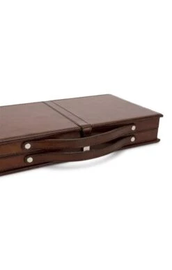 Leather Backgammon Set -Highland Gift Outlet Store CI15147CONKERLTHR 3