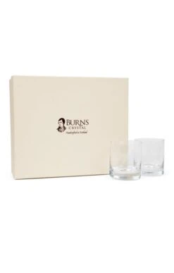 Burns Crystal Set Of 6 10oz Whisky Glasses -Highland Gift Outlet Store CK14505PHEASANT 1