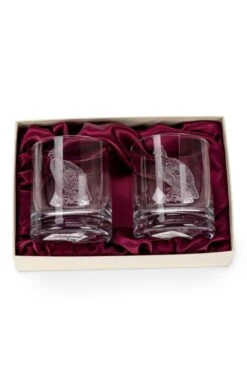 Burns Crystal Set Of 2 10oz Whisky Glasses -Highland Gift Outlet Store CK14507GROUSE 2