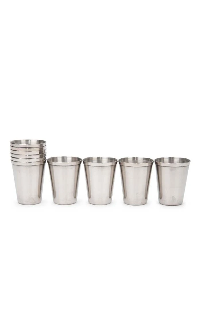 Stainless Steel 10 Cup Set 3 Stainless Steel 10 Cup Set - Image 3