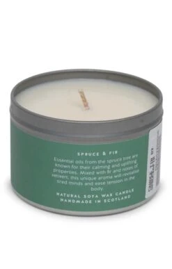Isle Of Skye Candles Candle Tin -Highland Gift Outlet Store CS15032SPRUCEFIR 1