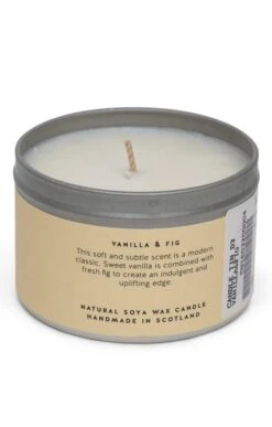 Isle Of Skye Candles Candle Tin -Highland Gift Outlet Store CS15032VANILLAFIG 1