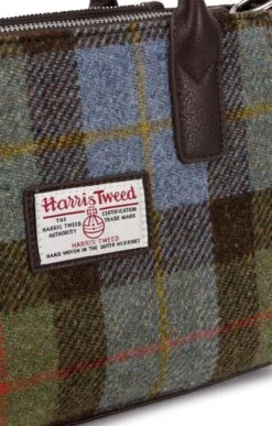 Brora Small Tote -Highland Gift Outlet Store CT15018BLUECHECK 2