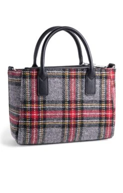 Brora Small Tote -Highland Gift Outlet Store CT15018GREYSTEWART 1 1