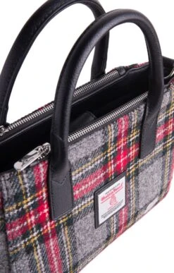 Brora Small Tote -Highland Gift Outlet Store CT15018GREYSTEWART 2 1