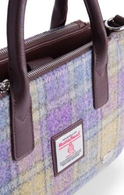 Brora Small Tote -Highland Gift Outlet Store CT15018LILACCHECK 2