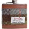6oz Harris Tweed Hip Flask
