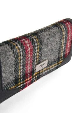 Bute Harris Tweed Flapover Purse -Highland Gift Outlet Store CT15035GREYSTEWART 2
