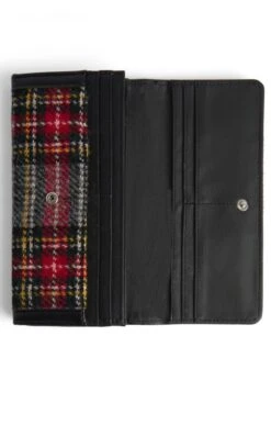 Bute Harris Tweed Flapover Purse -Highland Gift Outlet Store CT15035GREYSTEWART 3