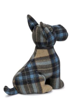 Plaid Doorstop -Highland Gift Outlet Store CT15071SCOTTIEBLUE 1