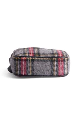 Harris Tweed Almond Square Mini Bag 21 Harris Tweed Almond Square Mini Bag -Highland Gift Outlet Store CT15095GREYSTEWART 3