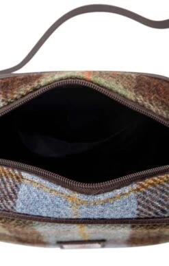 Harris Tweed Almond Square Mini Bag 26 Harris Tweed Almond Square Mini Bag -Highland Gift Outlet Store CT15095RBLUECHECK 5