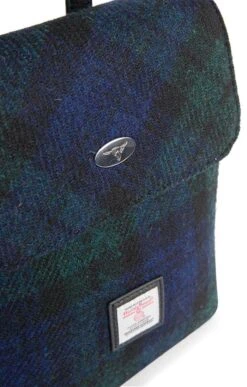Harris Tweed Tummel Mini Backpack -Highland Gift Outlet Store CT15096BLACKWATCH 2