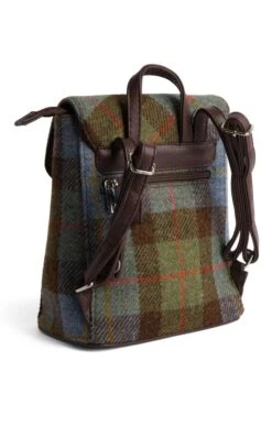 Harris Tweed Tummel Mini Backpack -Highland Gift Outlet Store CT15096BLUE 1