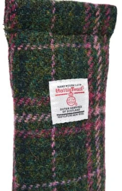 Harris Tweed Glasses Case -Highland Gift Outlet Store CT15097DKGREEN 2 1