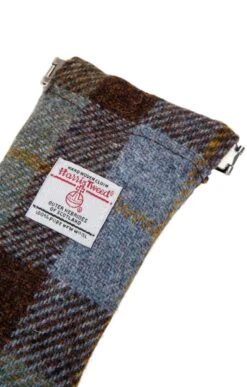 Harris Tweed Glasses Case -Highland Gift Outlet Store CT15097RBLUECHECK 1 1