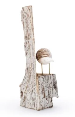 Hand Carved Plover Post -Highland Gift Outlet Store CT15131ONPOST 4