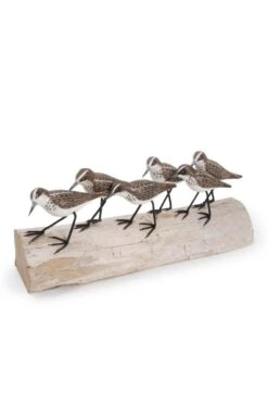 Little Stint Block Bird Carving