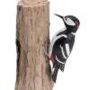 Hand Carved Greater Spotted Woodpecker