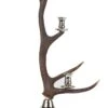 Antler And Silver Candelabra