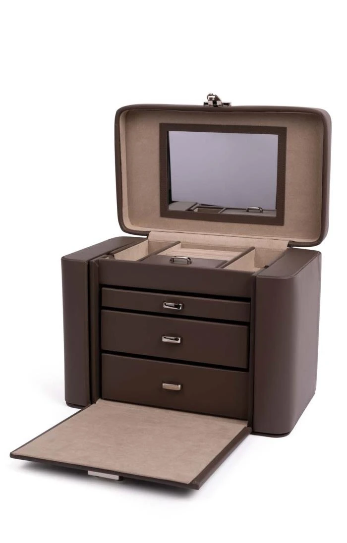 Large Three Drawer Jewellery Box 1 Large Three Drawer Jewellery Box