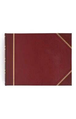 Traditional Medium Landscape Photo Album -Highland Gift Outlet Store CY03071BURGUNDY 1