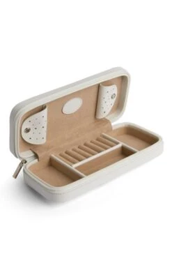 Travel Jewellery Case Ivory 4 Travel Jewellery Case Ivory -Highland Gift Outlet Store CY03081IVORY 1