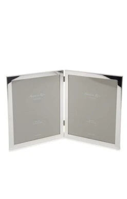 Silver Plated Double Photo Frame