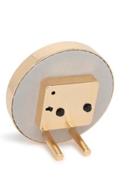 Round Alarm Clock -Highland Gift Outlet Store CY15042PASTELPINKGOLD 1