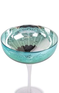 Artland Peacock Glassware Collection -Highland Gift Outlet Store CY15134CHAMPSAUCER35CL 1 1