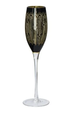 Midnight Peacock Glass