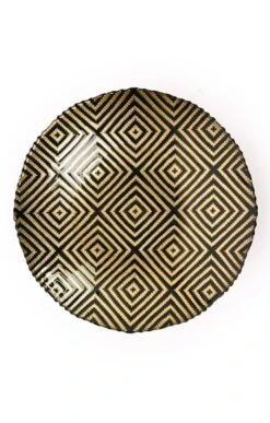 Decorative Bowl -Highland Gift Outlet Store CY15145GEOGOLD 1