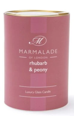 Marmalade Of London Boxed Candle -Highland Gift Outlet Store CY15222RHUBARBPEONY 2 1