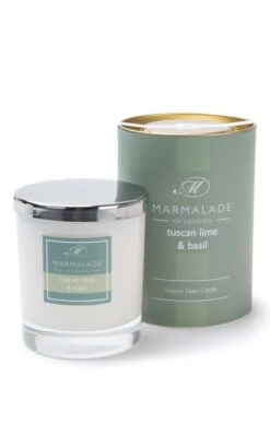 Marmalade Of London Boxed Candle -Highland Gift Outlet Store CY15222TUSCANLIMEBASIL 1