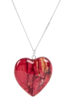Heathergems Medium Heart Necklace
